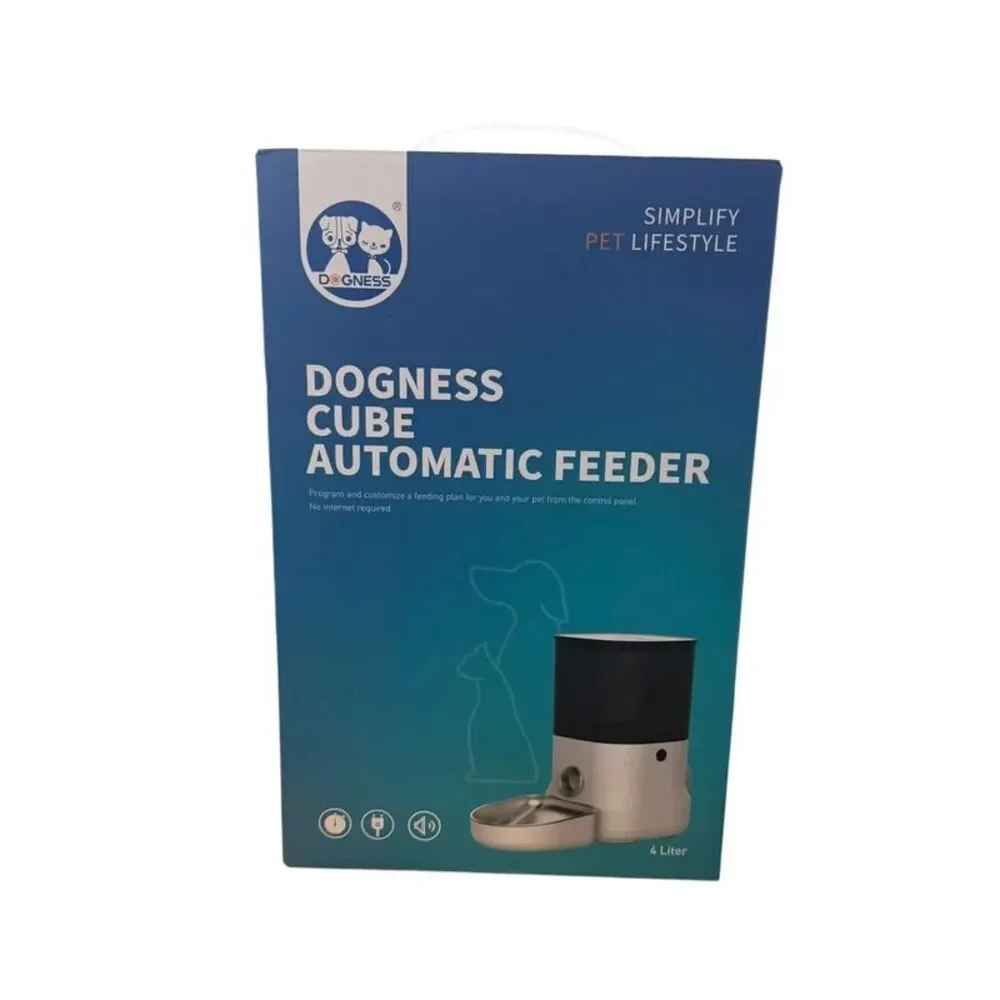Dogness Cube Automatic Pet Feeder New In Box